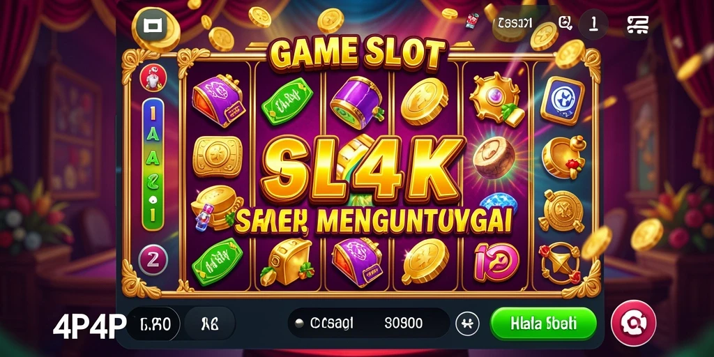 Tampilan permainan Slot yang menarik di 4P4P.