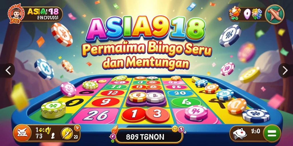 Tampilan gameplay seru dari ASIA918 saat bermain Bingo.