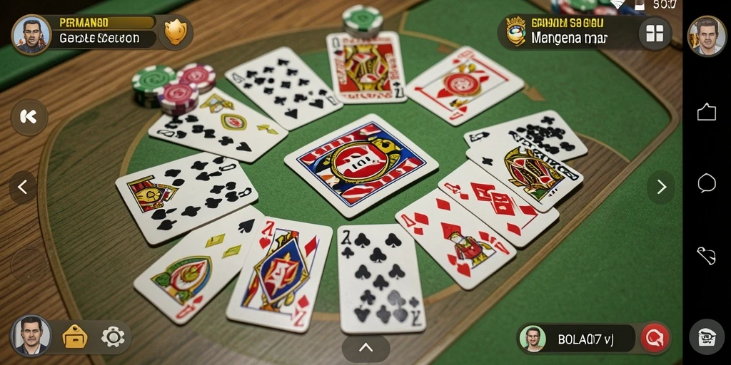 Gameplay menarik BOLA07 menampilkan permainan Gaple yang seru dan kompetitif.