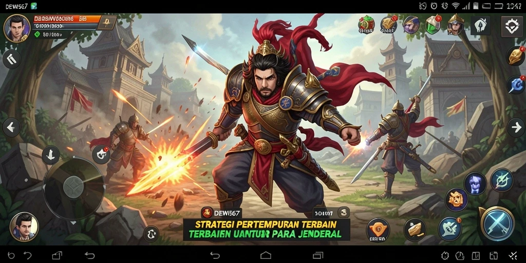 Tampilan gameplay menarik DEWI567 dengan strategi pertempuran yang cerdas.