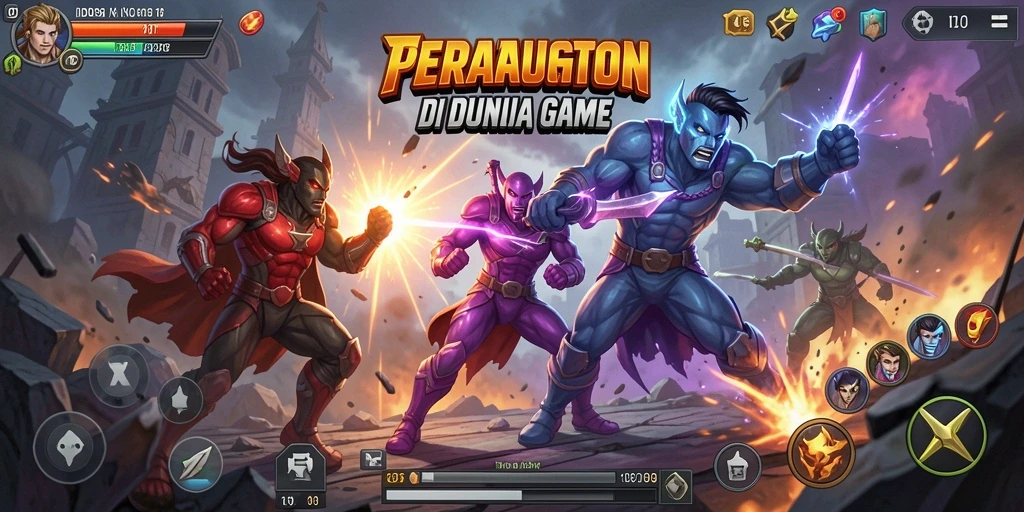 Tampilan menarik dari gameplay Fighting ID098 dengan karakter kuat.