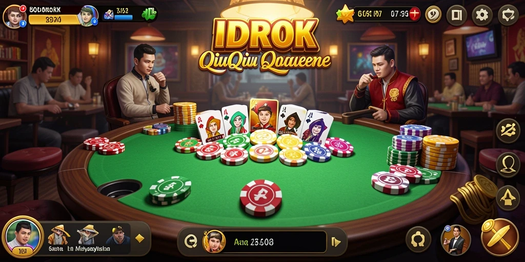 Gameplay menarik QiuQiu di IDROK yang penuh strategi.