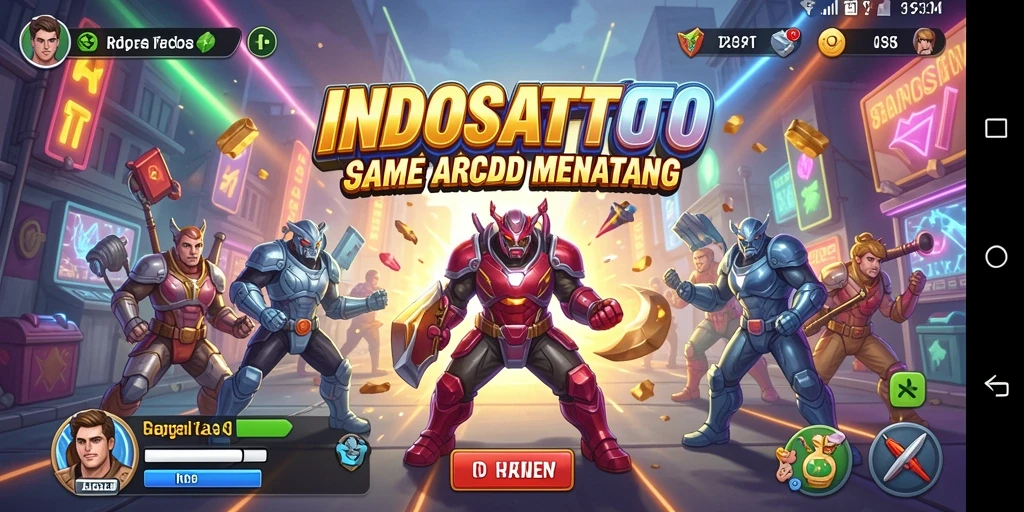 Tampilan gameplay menarik dari INDOSATTOTO yang penuh aksi.