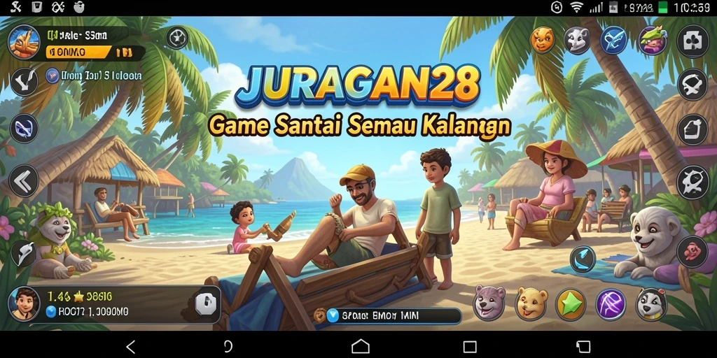 Tampilan gameplay JURAGAN28 yang seru dan menantang.