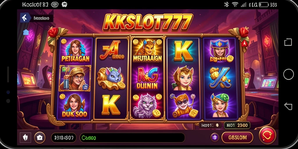 Tampilan gameplay KKSLOT777 yang menegangkan dan penuh aksi.