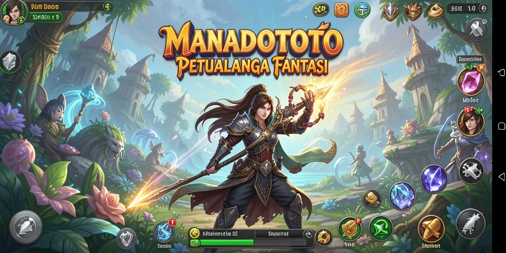 Tampilan gameplay RPG yang menakjubkan dari MANADOTOTO.