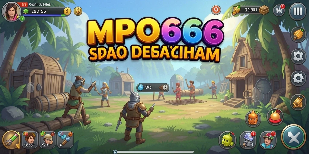 Tampilan gameplay MPO666 yang menarik dengan elemen Idle.