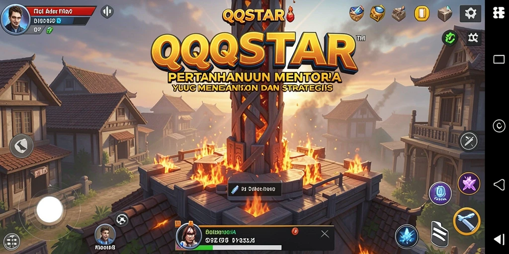 Screenshot gameplay Tower Defense yang strategis dan menegangkan.