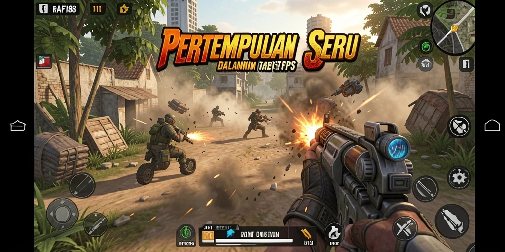 Tangkapan layar RAFI88 menampilkan pertempuran sengit dalam mode TPS.