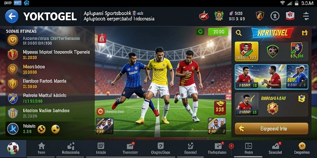 Tampilan menarik dari gameplay taruhan olahraga di YOKTOGEL.