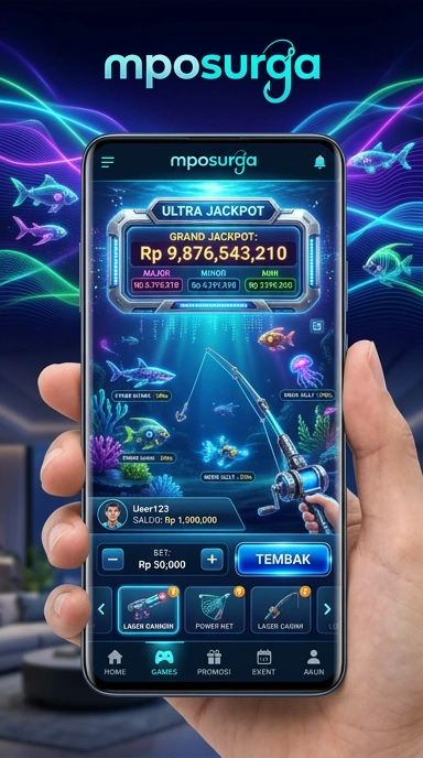 Tampilan antarmuka pengguna mposurga yang menarik.